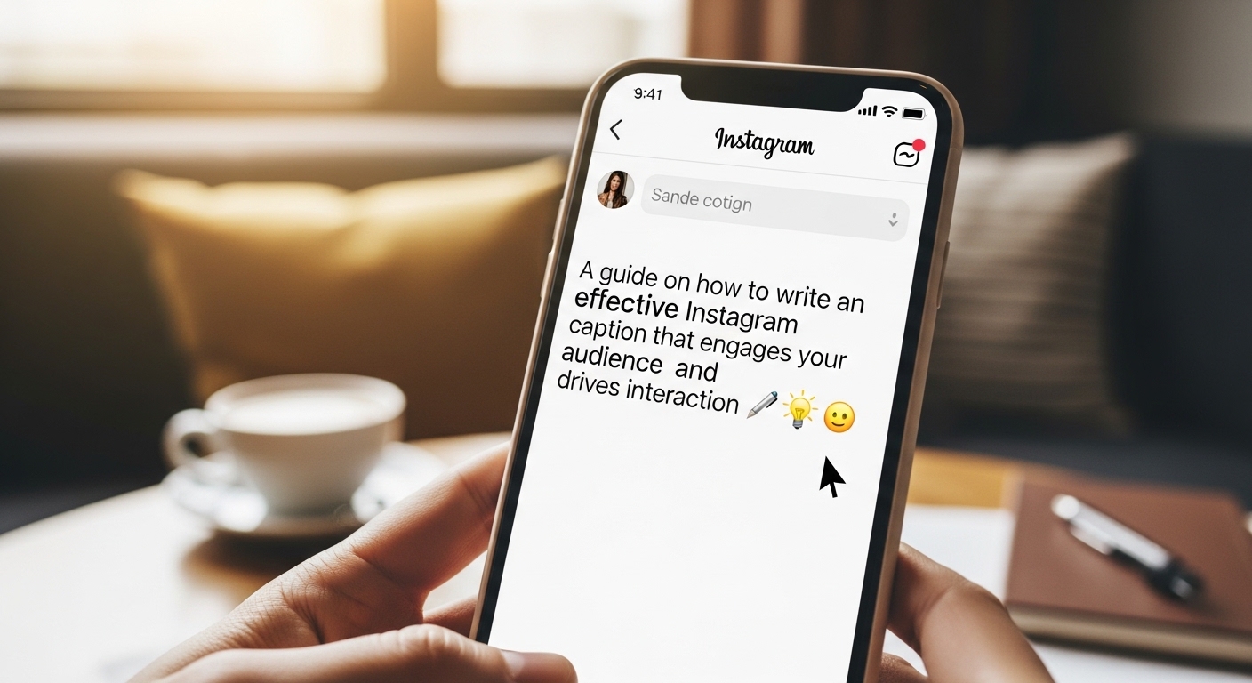 how to write an instagram caption