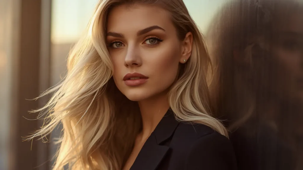 blonde hair captions for instagram