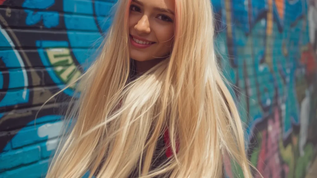 blonde hair captions for instagram