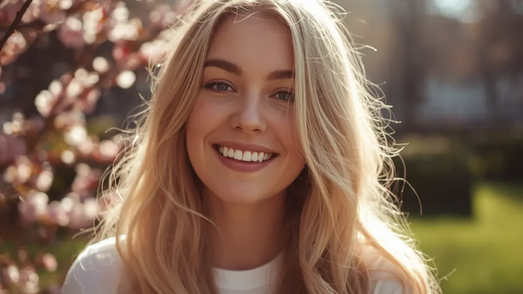 blonde hair captions for instagram