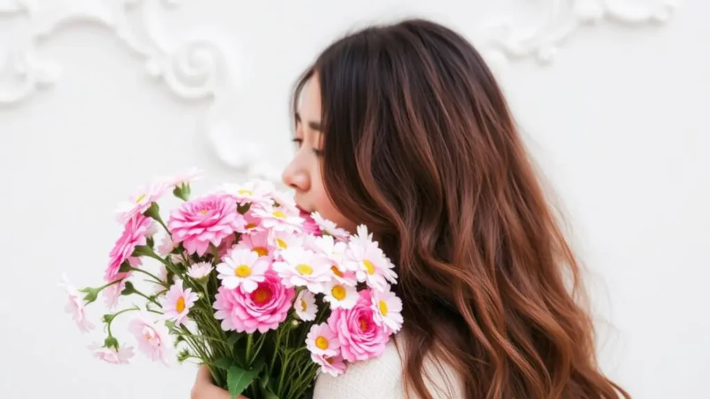 flowers for instagram girl