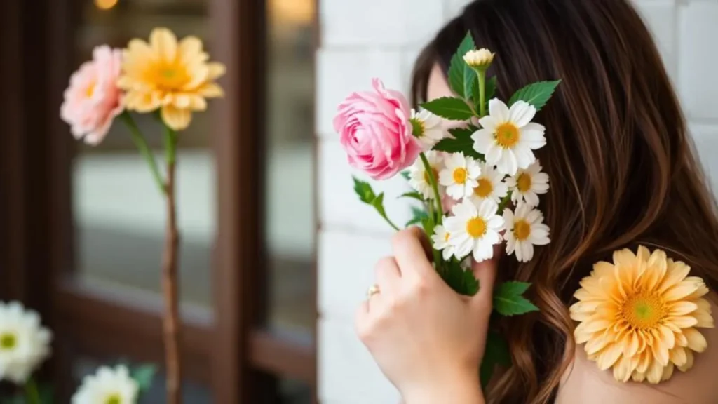 flowers for instagram girl