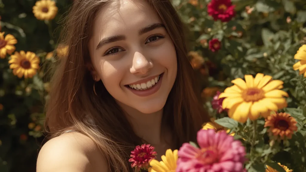 flowers for instagram girl