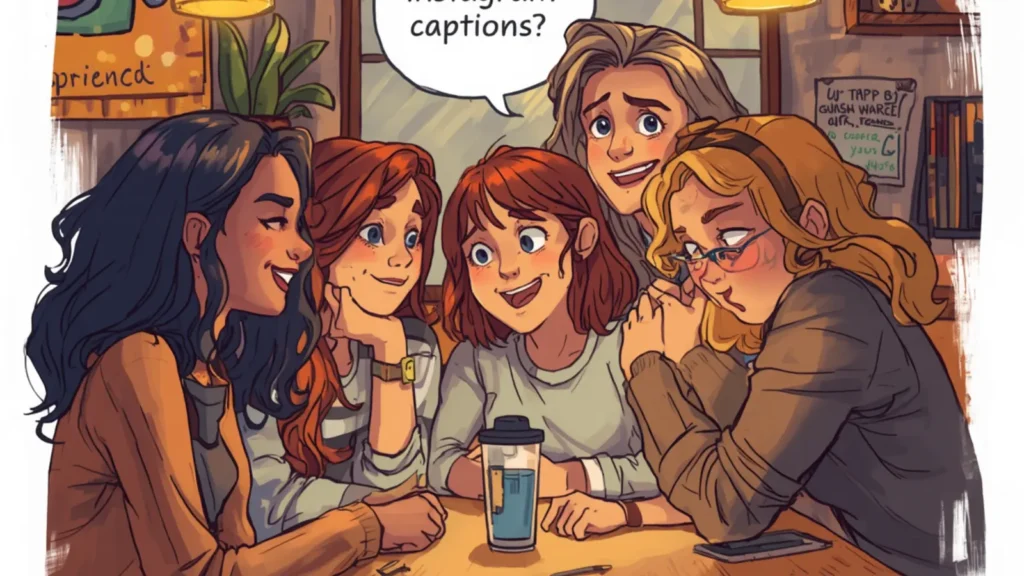 crazy friends captions for instagram