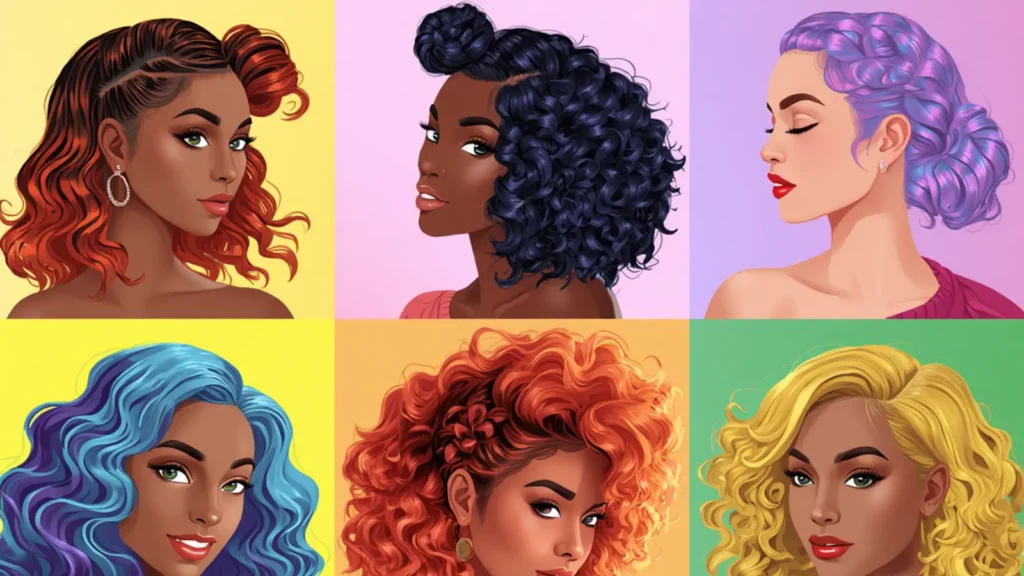 instagram caption about hair