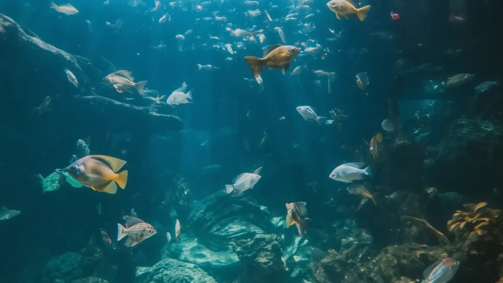 aquarium instagram captions