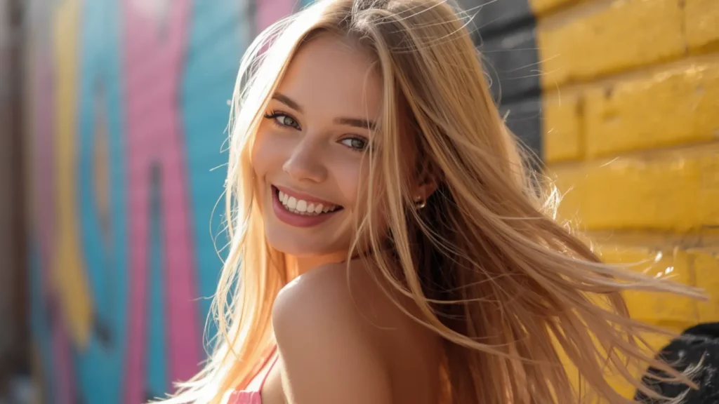 blonde hair instagram caption