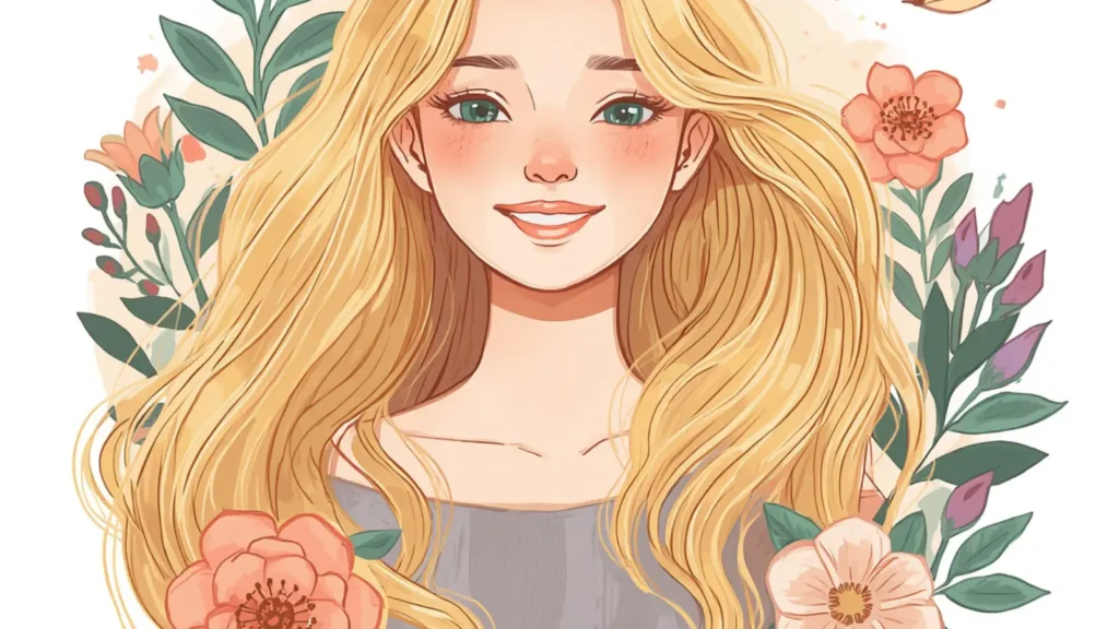 blonde hair instagram caption