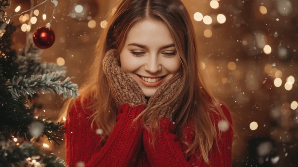 christmas is coming for instagram girl