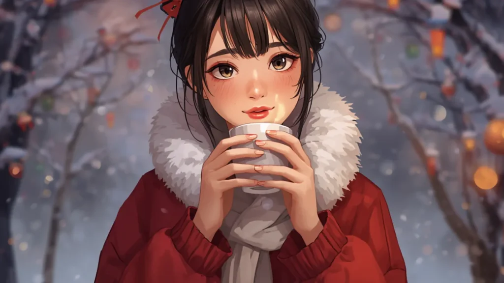 christmas is coming for instagram girl