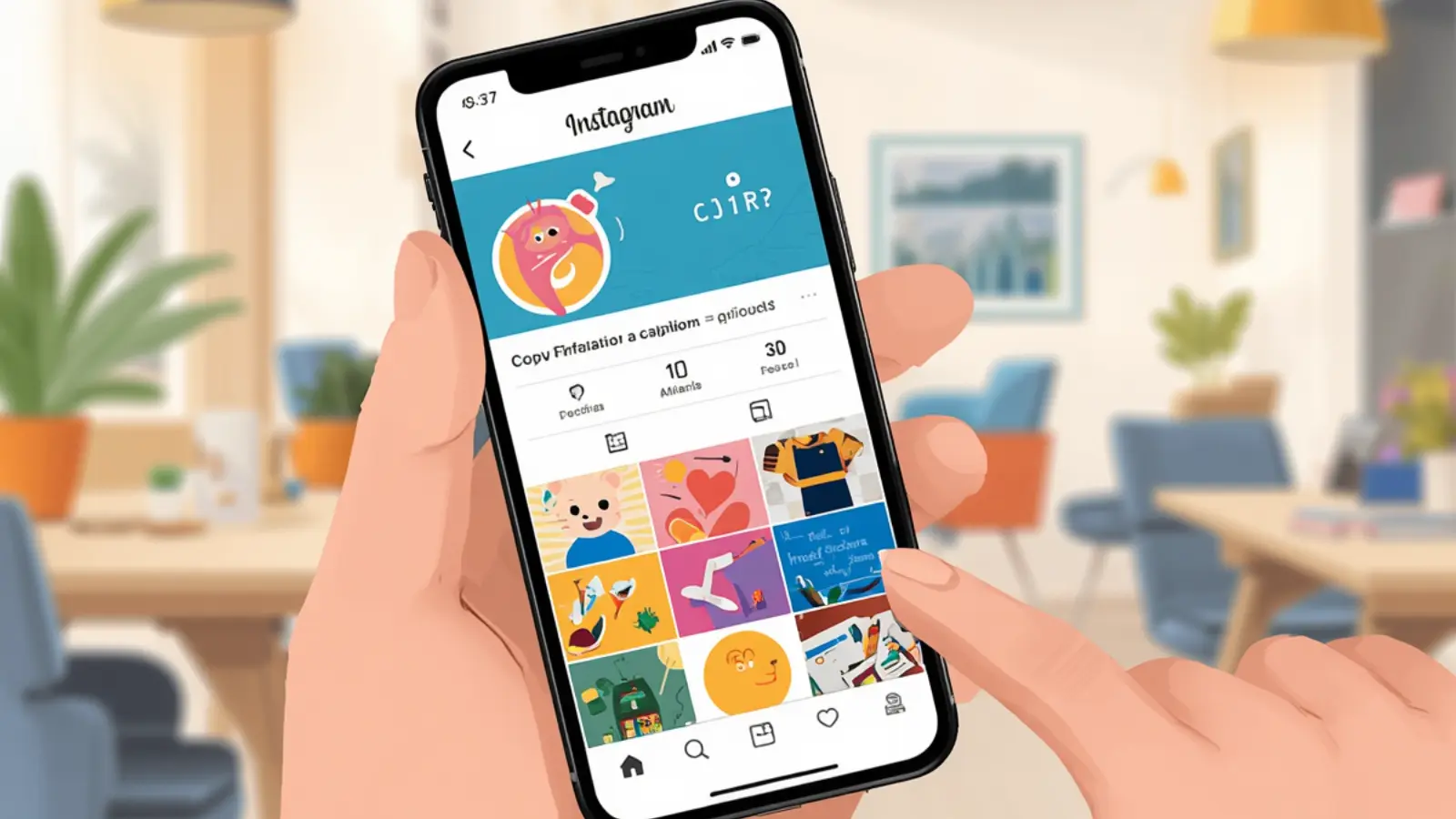 how to copy caption on instagram