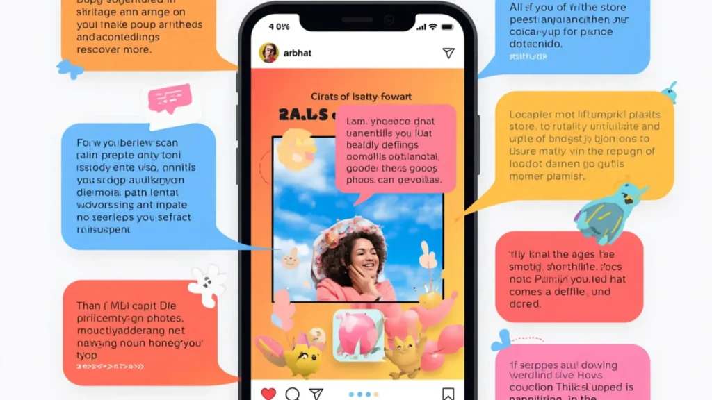 how to put captions on instagram story