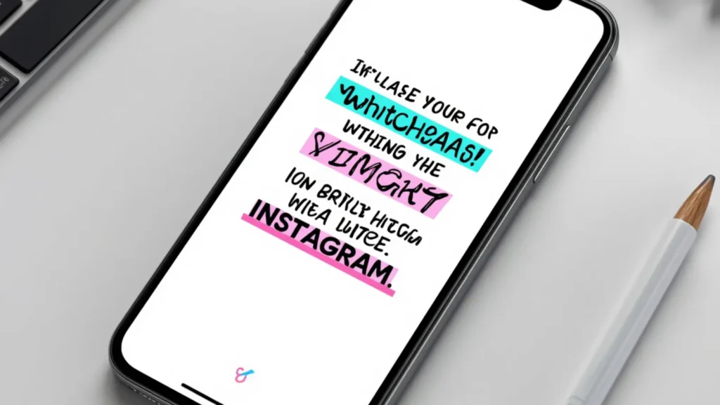 line break instagram caption iphone