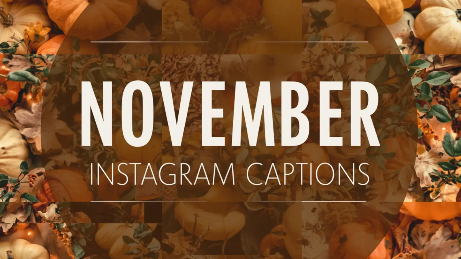 november instagram captions