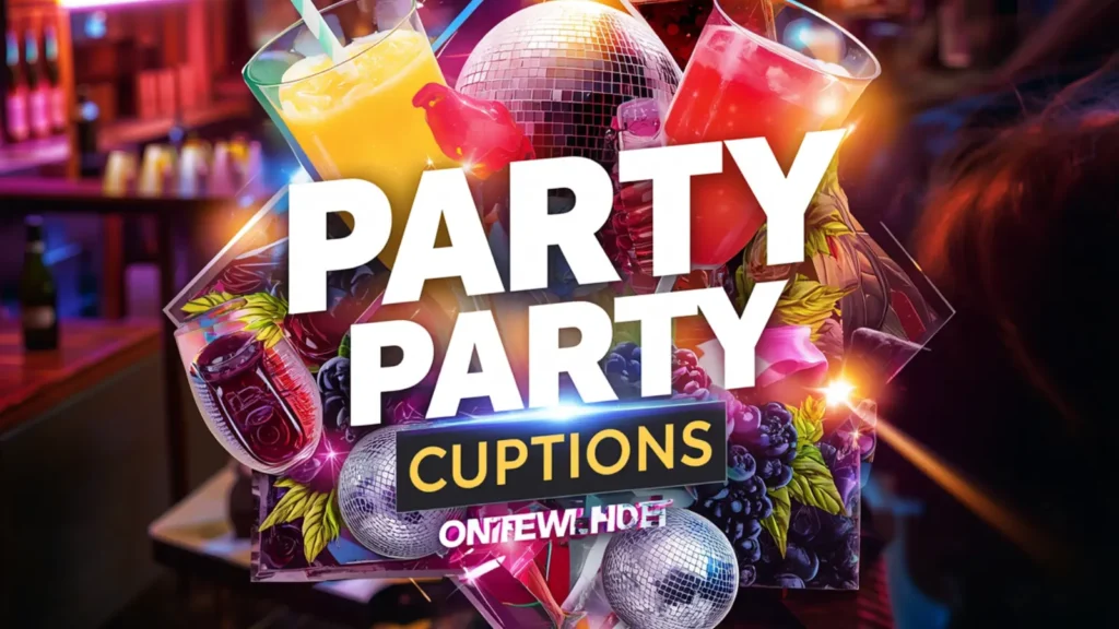 party captions for instagram