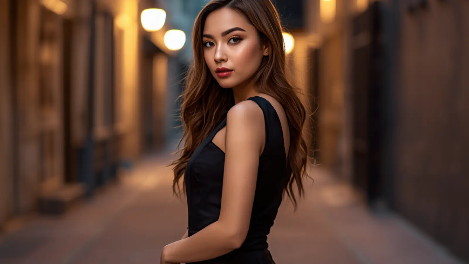 black dress captions