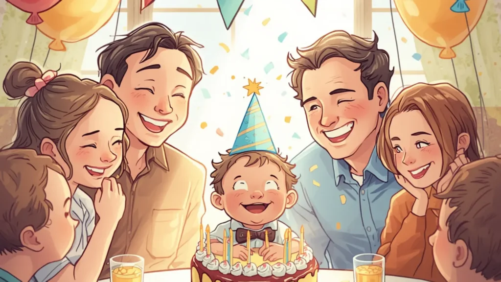 first birthday captions for baby boy