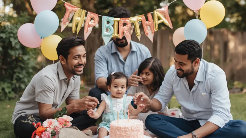 first birthday captions for baby girl