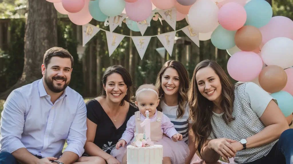 first birthday captions for baby girl
