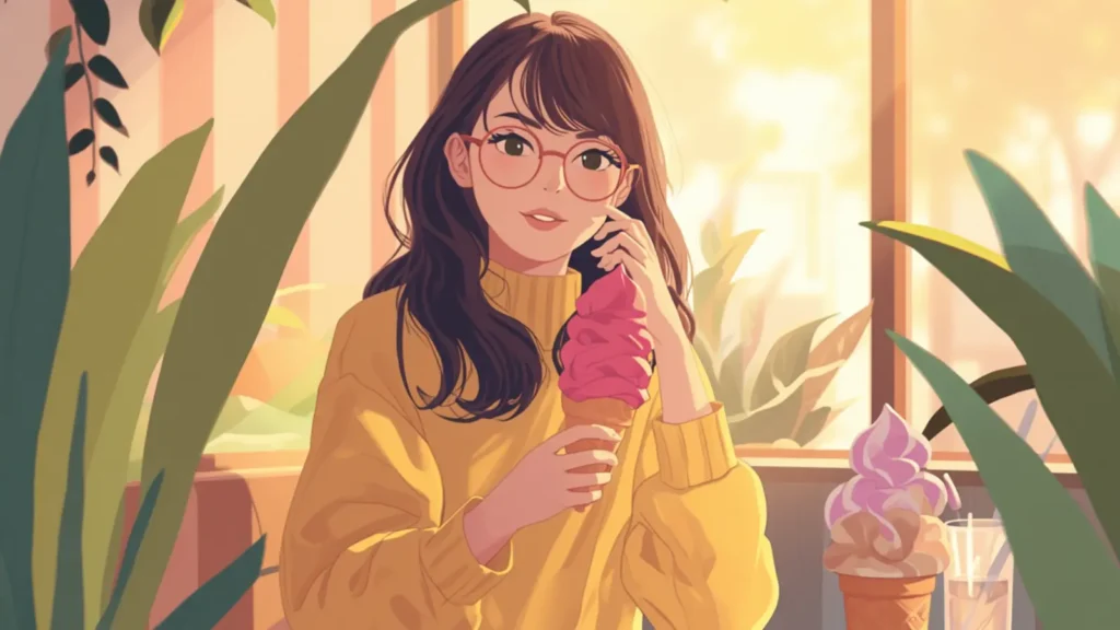 ice cream instagram captions