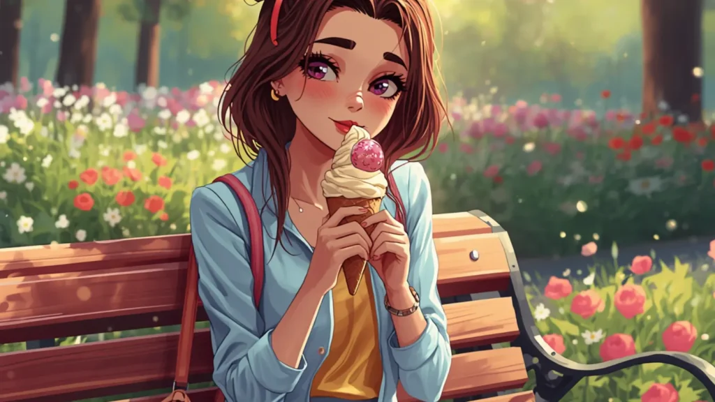 ice cream instagram captions