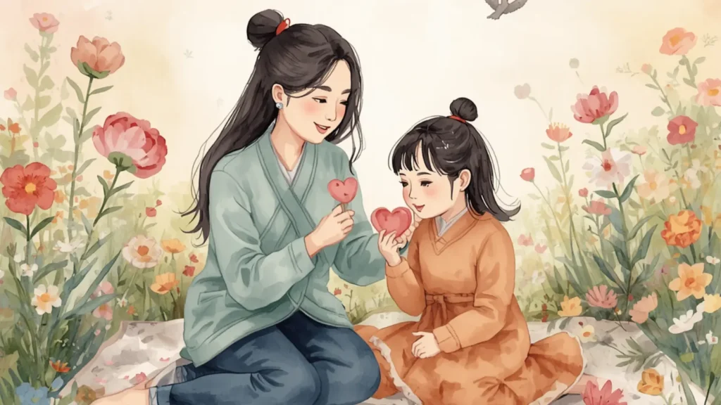 mom and daughter captions