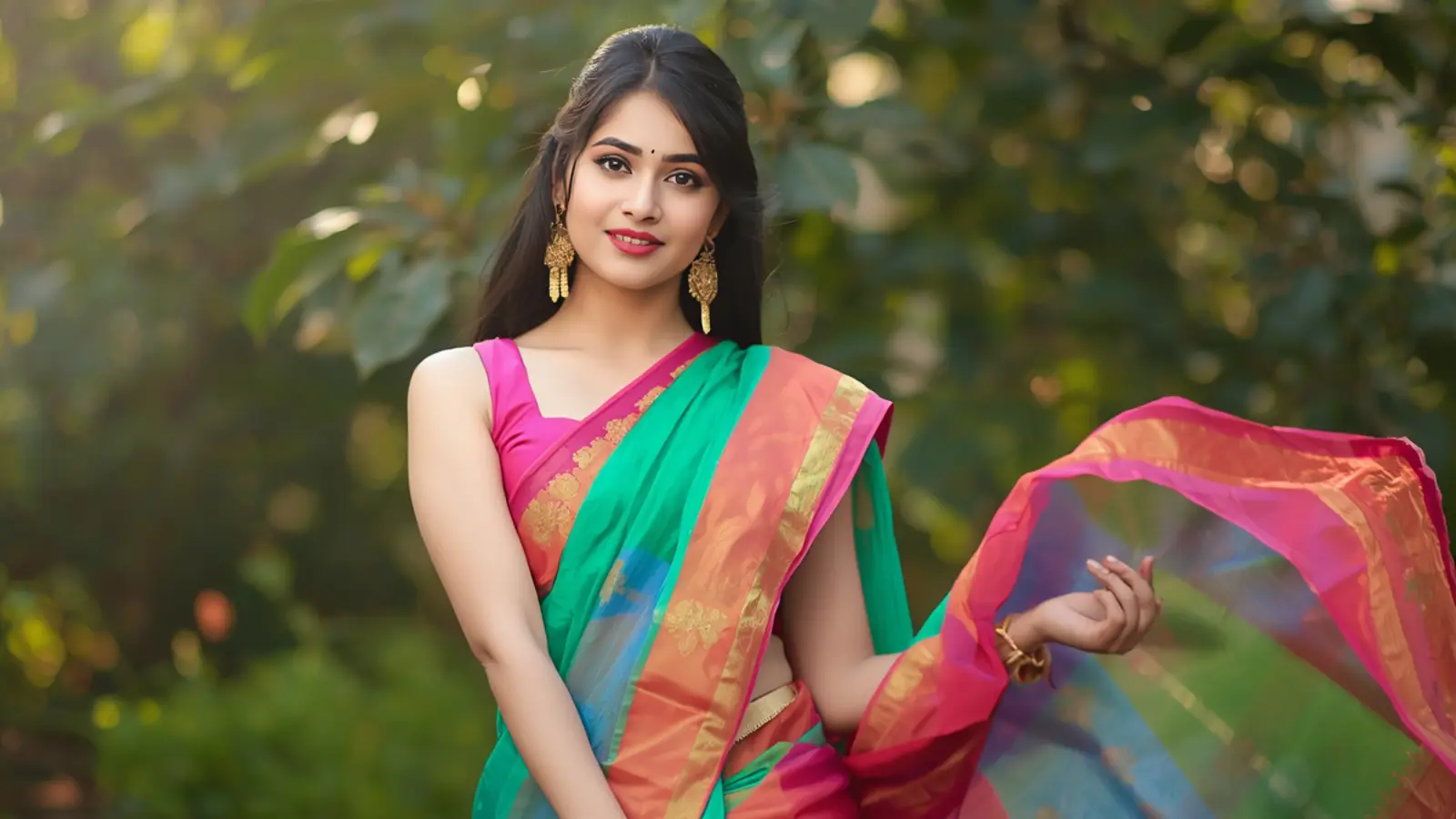 saree captions for instagram
