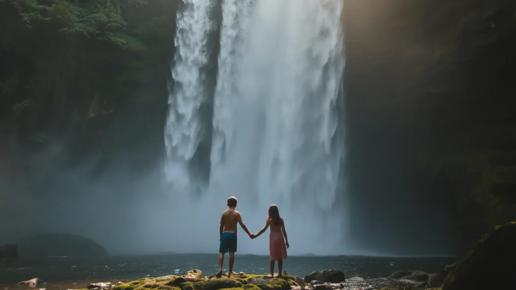 waterfall captions
