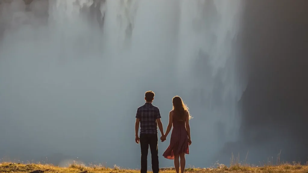 waterfall captions