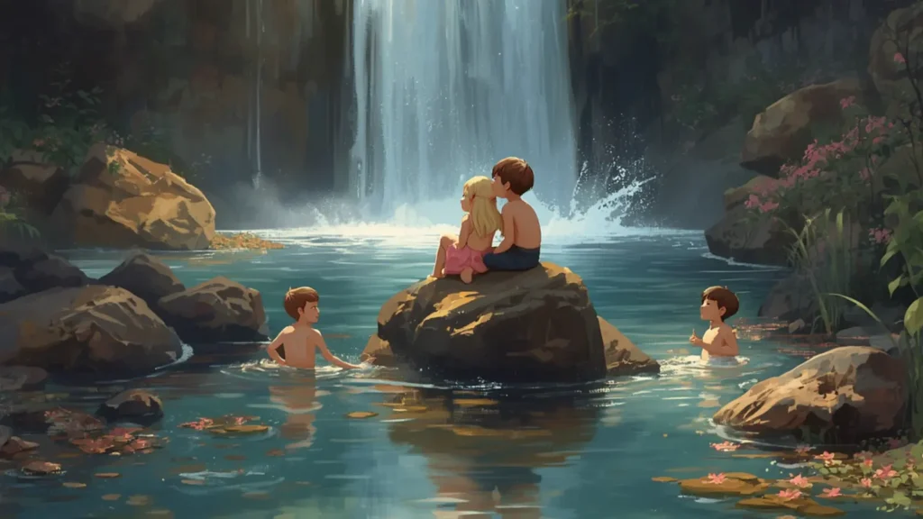 waterfall captions