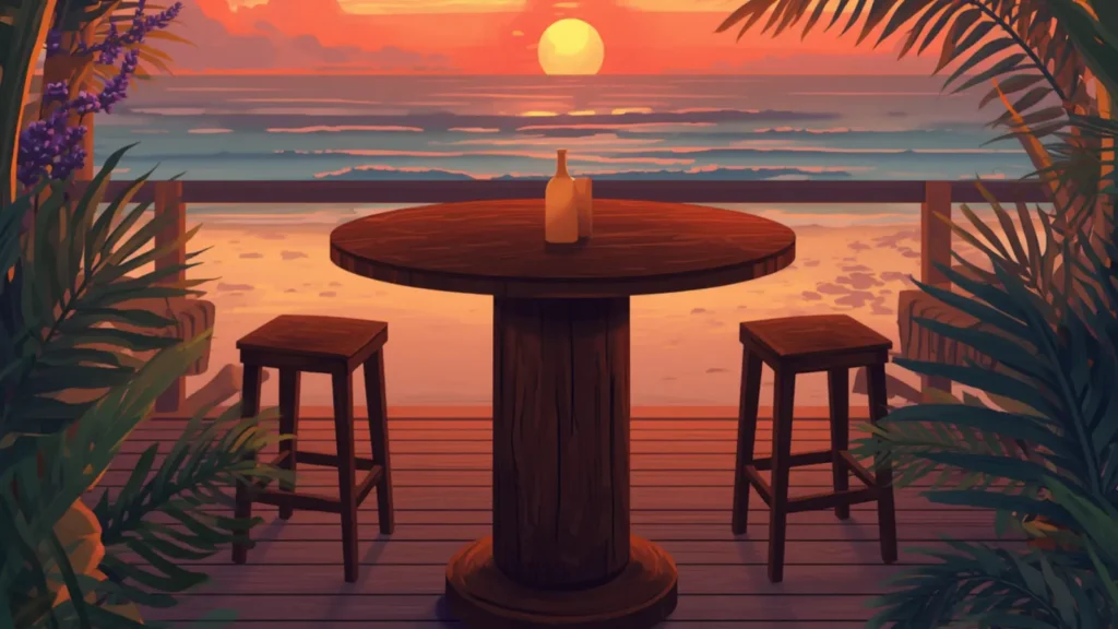 bar height table