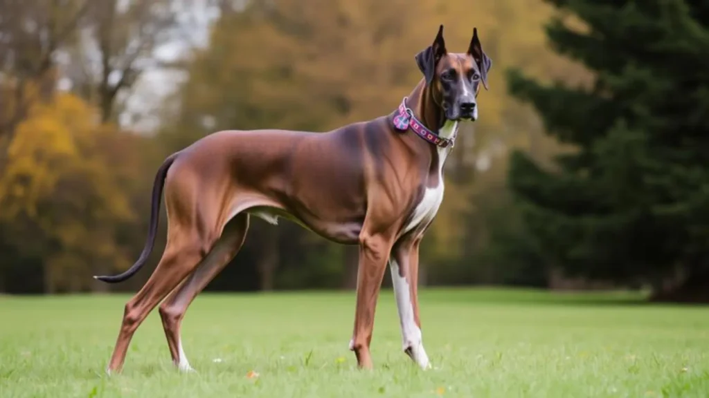 great dane height